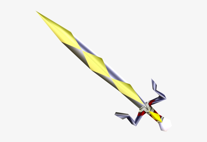 Gilded Sword - Majora's Mask Sword, transparent png download