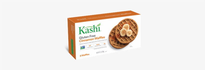 Package Shot For Kashi® Gluten Free Waffles, Cinnamon - Kashi Gluten Free Cinnamon Waffles, transparent png download