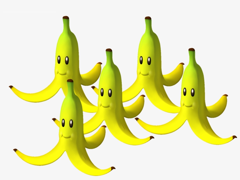 Banana Bunch Image - Mario Kart Banana Bunch, transparent png download