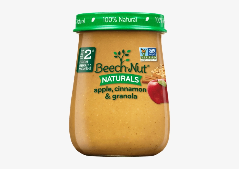 Naturals Apple, Cinnamon & Granola Jar - Beechnut Apple Cinnamon Granola, transparent png download