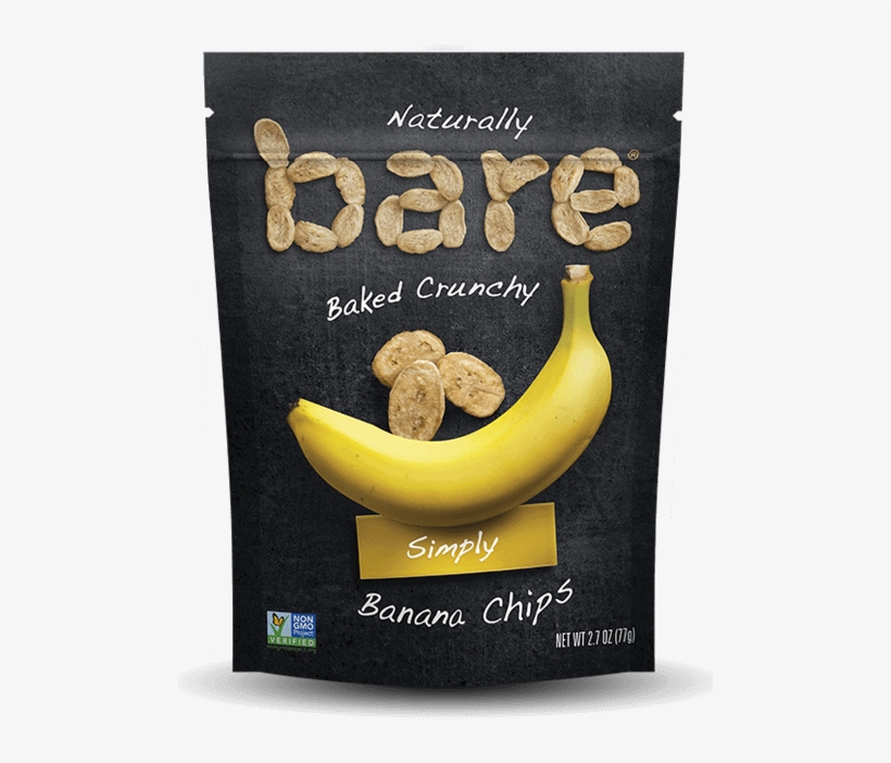 7oz Simply Banana - Bare Banana Chips, transparent png download