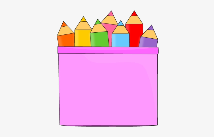 Colored Pencils In A Pencil Holder Clip Art - Coloured Pencils Clip Art, transparent png download
