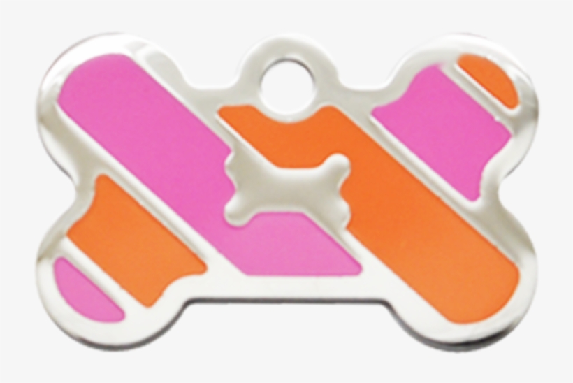 Diagonal Stripes Grind Enamel Mini Bone - Cartoon, transparent png download