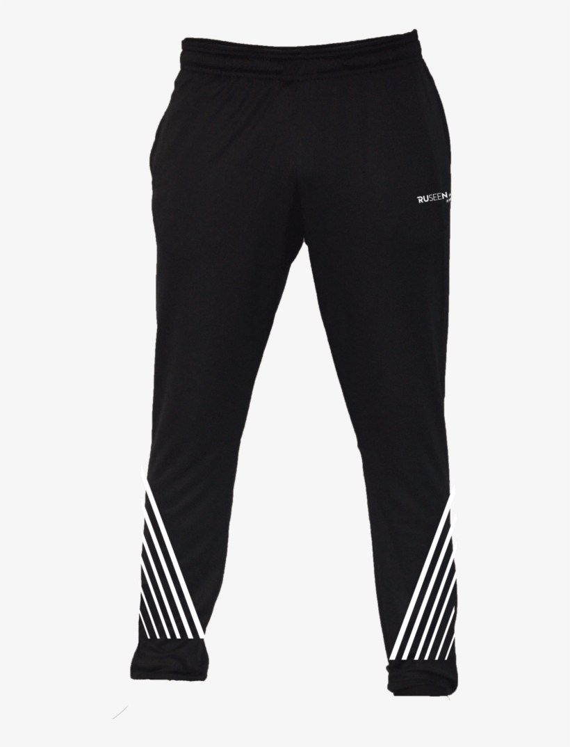 Men's Reflective Running Pants - Calça De Sarja Preta, transparent png download