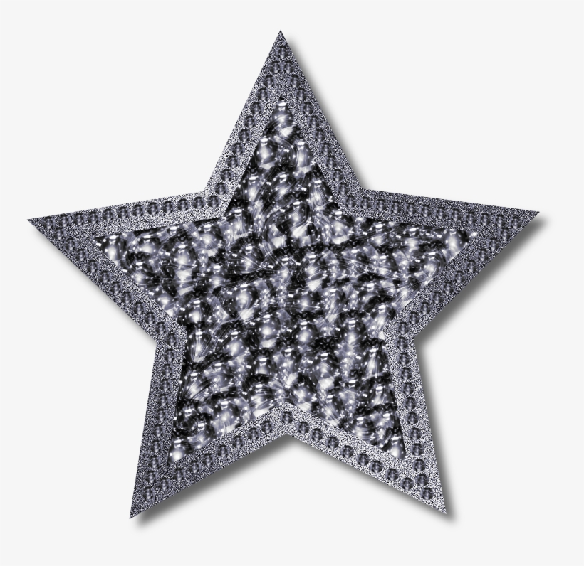 Silver Png Hd - Star Shape Silver Png, transparent png download