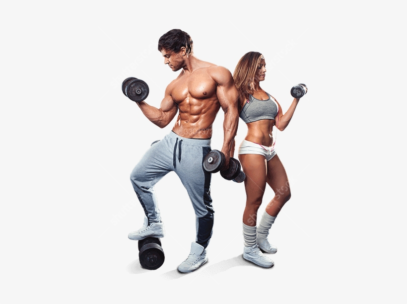 Couple Workingout Watermark - Fitness Png, transparent png download