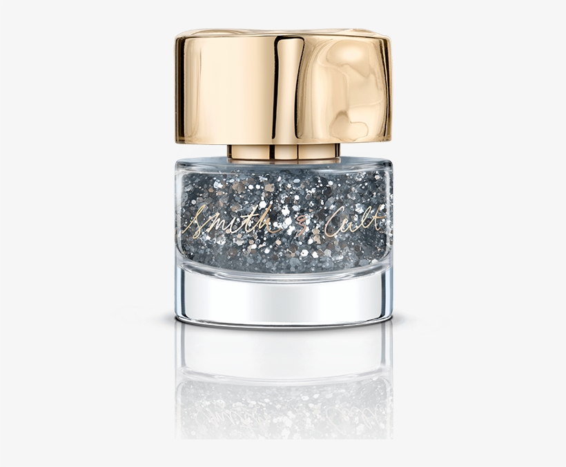 Large And Small Silver Glitter Particles Suspended - Smith & Cult Glass Souls Nail Color, 0.5 Oz., transparent png download