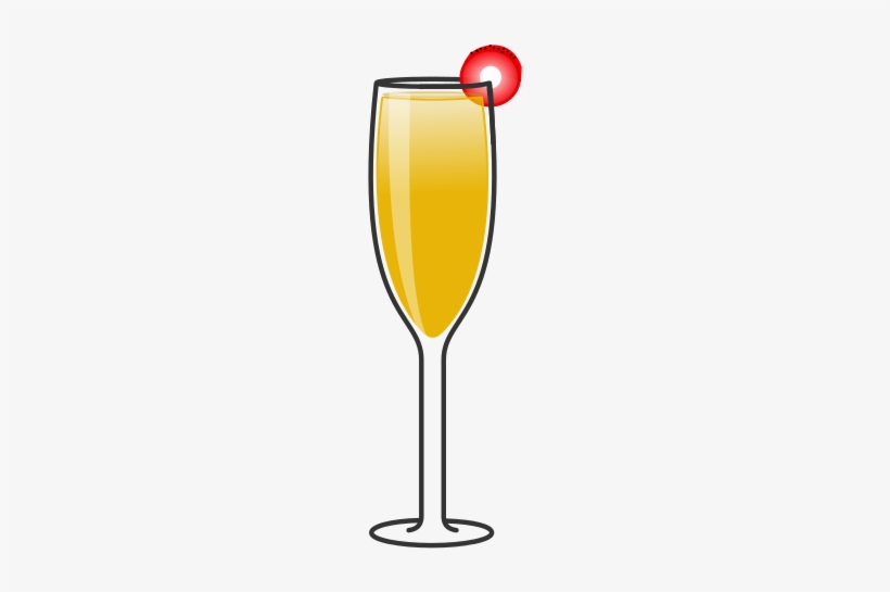 Mimosa Glass Png - Mimosa Drink Png, transparent png download