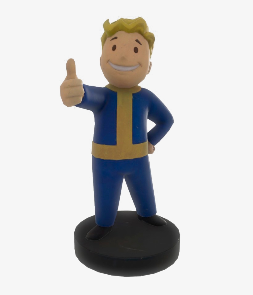 Vault-boy Statue - Fallout - Vault Boy Black & White Us Exclusive, transparent png download