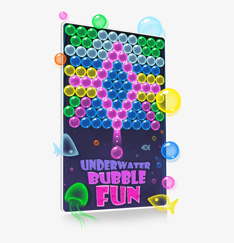 Underwater Bubble Fun - Graphic Design, transparent png download