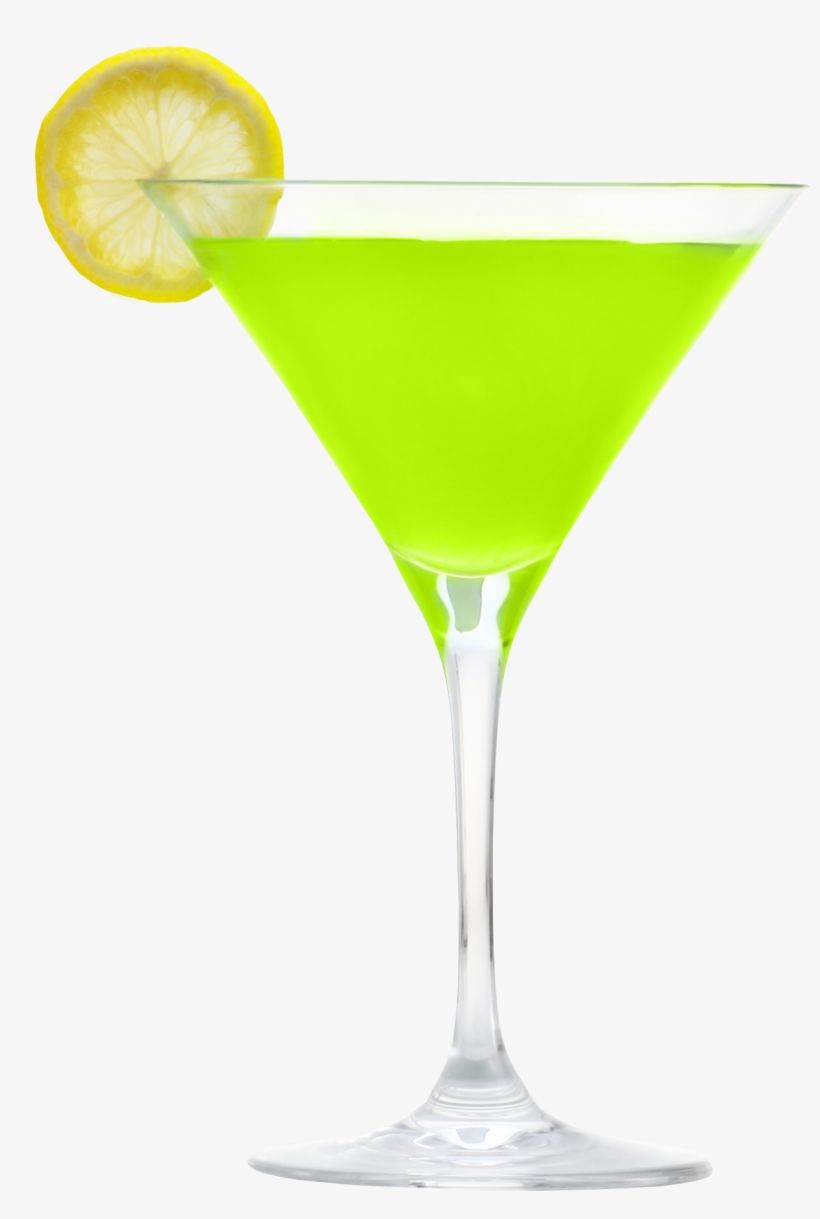 Emerald Martini - Martini Glass, transparent png download