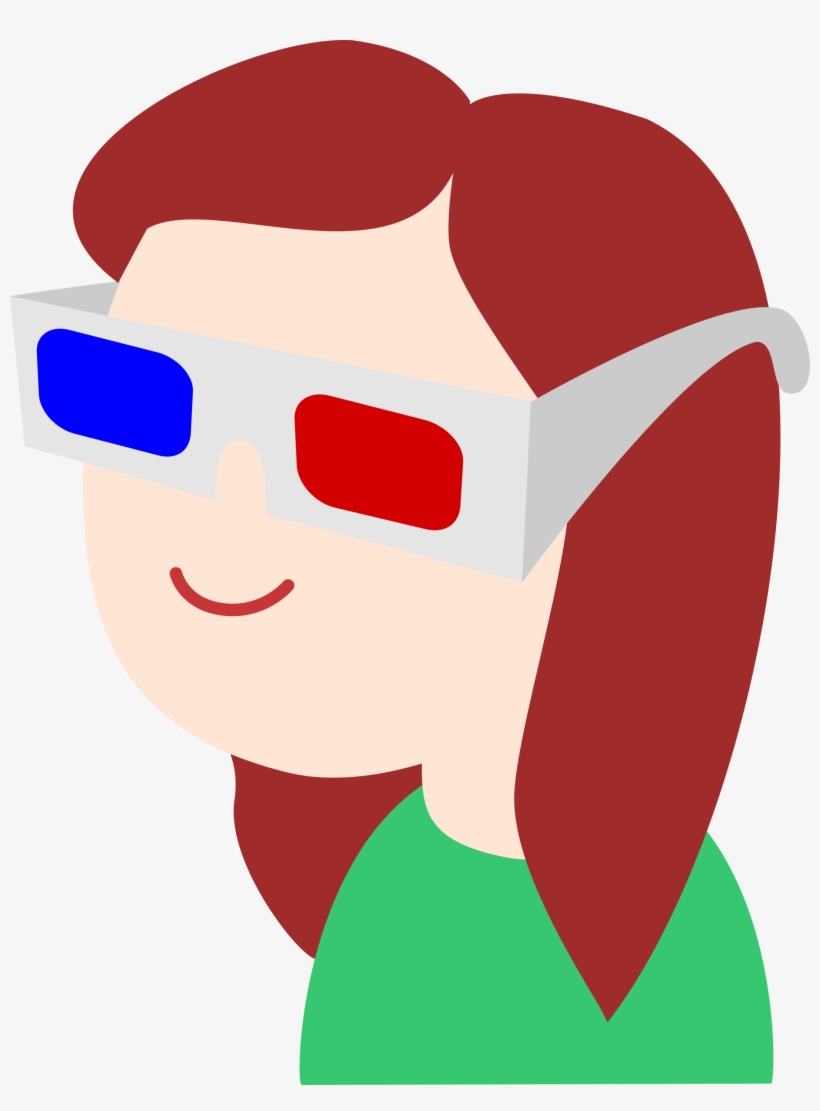 Clip Black And White Download 3d Glasses Clipart - Polarized 3d System, transparent png download