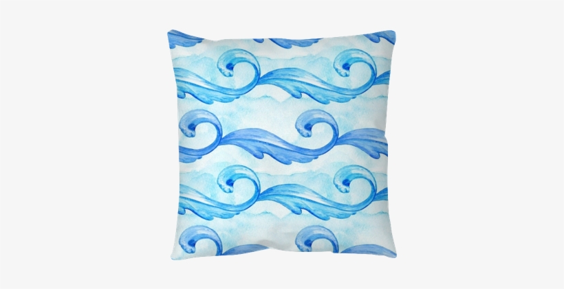 Blue Sea Waves Seamless Pattern - Wind Wave, transparent png download