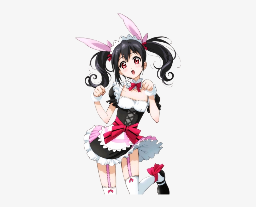 Love Live Maid Rabbit Cafe - Lovelive Love Live Nico Yazawa Apron Dress Uniform, transparent png download