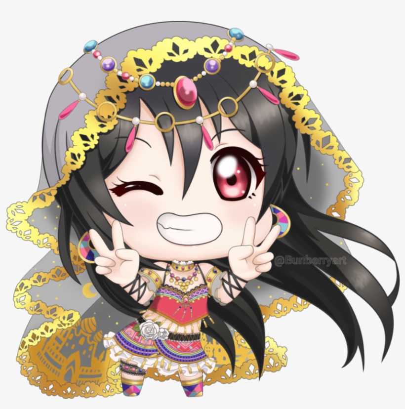 Love Live Chibi Png Freeuse Stock - Love Live Nico Chibi, transparent png download