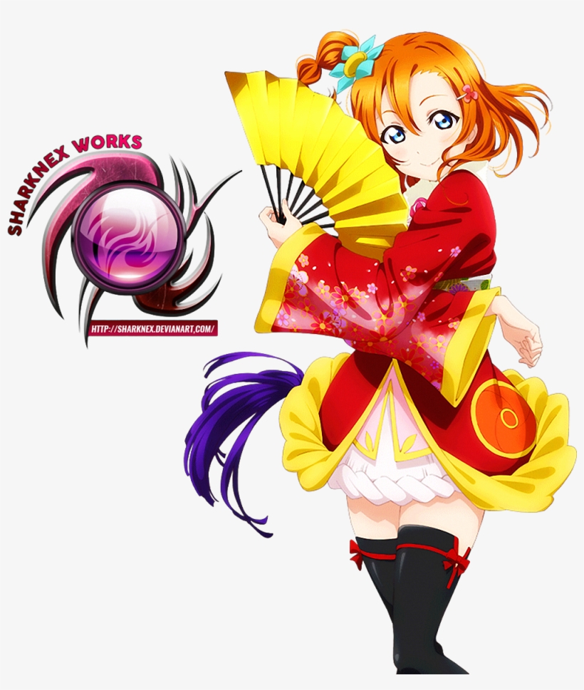 Love Live Kousaka Honoka Render By Sharknex-d8yei48 - Love Live Honoka Edit, transparent png download