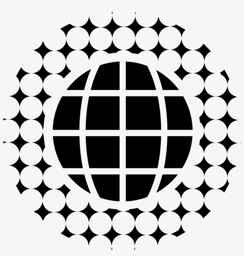 Earth Grid With Circular Pattern Around Comments - Vector Graphics, transparent png download