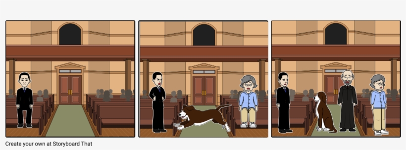 Perro En Misa - Cartoon, transparent png download