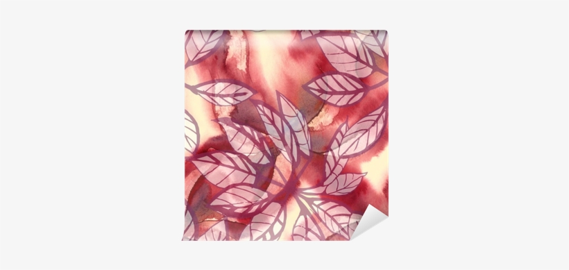 Watercolor Illustration Of Leaves - Watercolor Painting, transparent png download