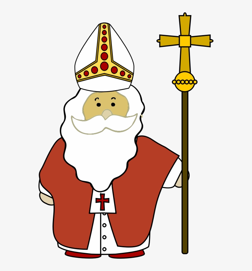 Pope Catholic Church Clip Art - Bishop Clipart, transparent png download