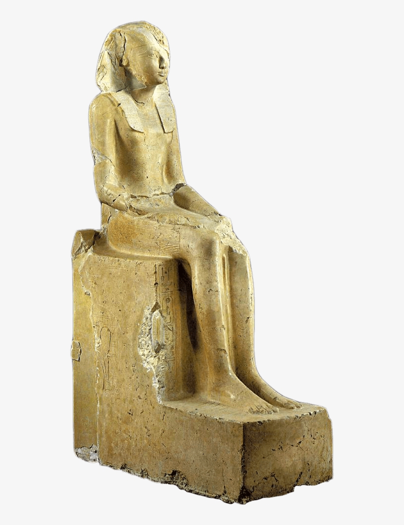 Relief Block With The Figure Of Aa Akhti - Hatshepsut Note Cards (pk Of 10), transparent png download