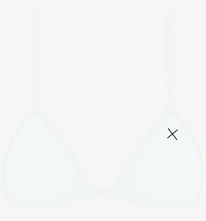 Venice White Bikini Top Ii - White Bikini Png, transparent png download