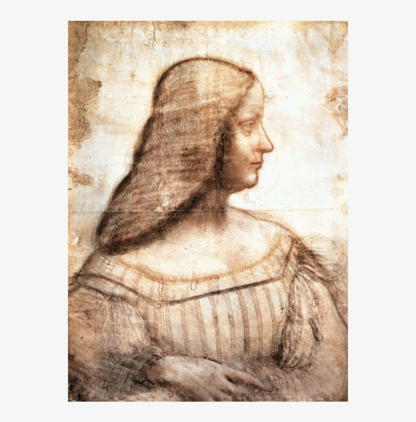 Leonardo Isabella D Este, transparent png download