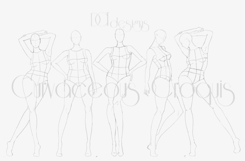 Curvaceous Croquis - Sketch, transparent png download