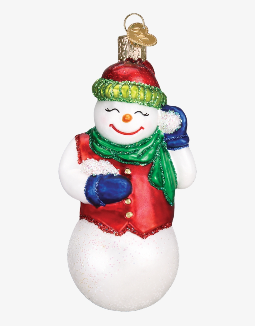 Snowball Fight Snowman Ornament Snowball Fight Snowman - Lobster Trap Old World Christmas Ornament 44104, transparent png download