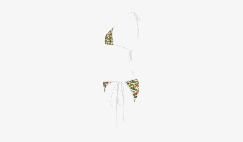 Tropical Skull Bikini Side Custom Design Stella Saksa - Bikini, transparent png download