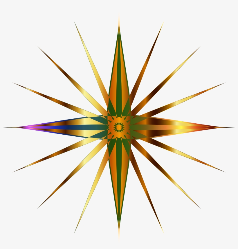 Christmas Star Clip Art Transparent - North Star Png, transparent png download