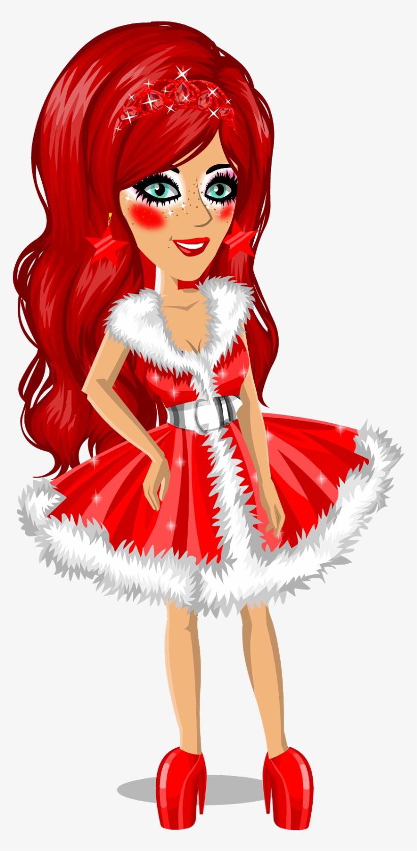 My Msp Christmas Star - Clipart Moviestarplanet, transparent png download