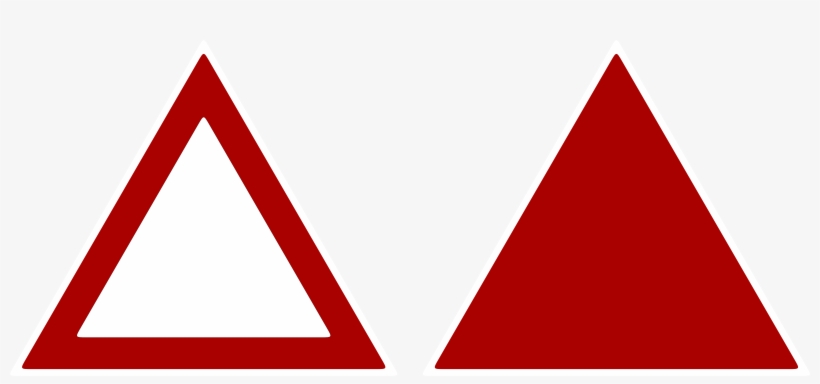 Download Red Triangle Outline Png - Red Triangle Transparent Background ...