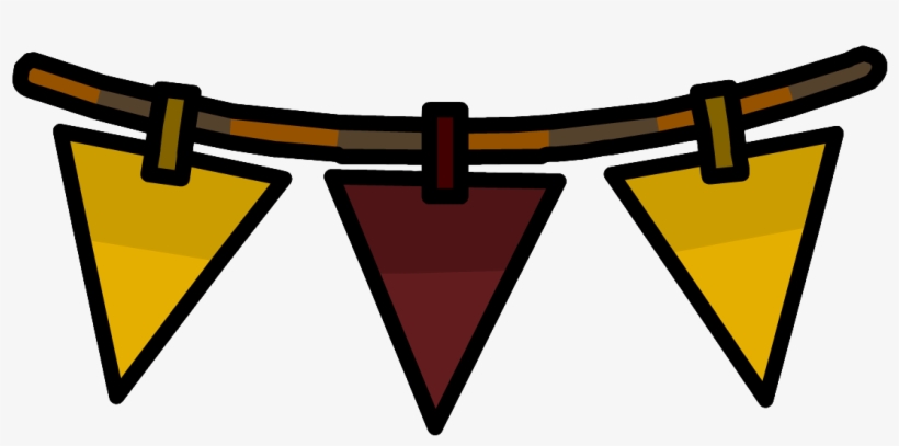 Red Triangle Pennants, transparent png download