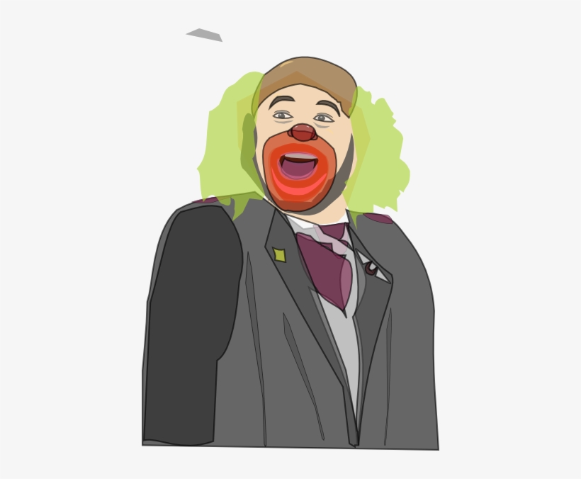 How To Set Use Cartoon Laughing Clown Svg Vector, transparent png download