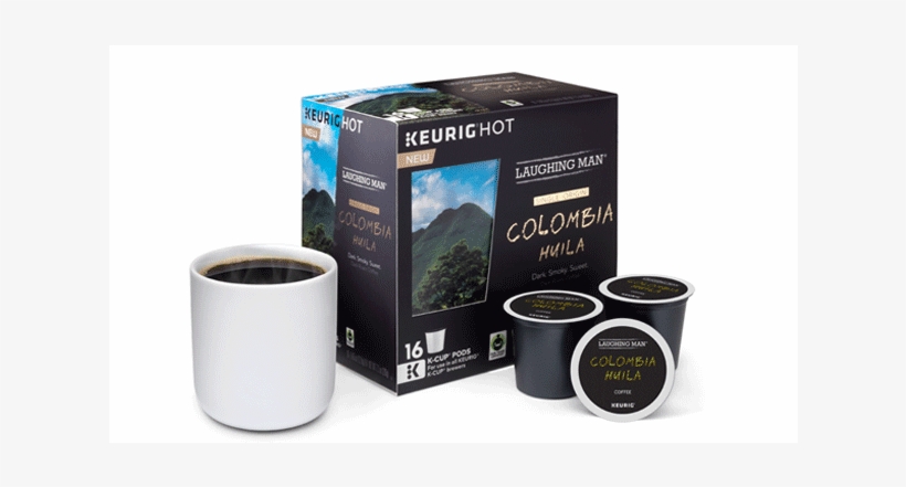 Colombia Huila Coffee - Laughing Man Colombia Huila Coffee Keurig K-cups, 96, transparent png download