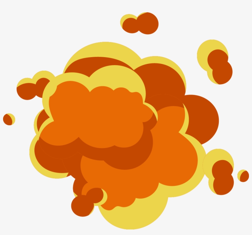 Blast My Cartoon Clip Art Cloud Blastblastmy - Bomb Blast Cartoon Png, transparent png download