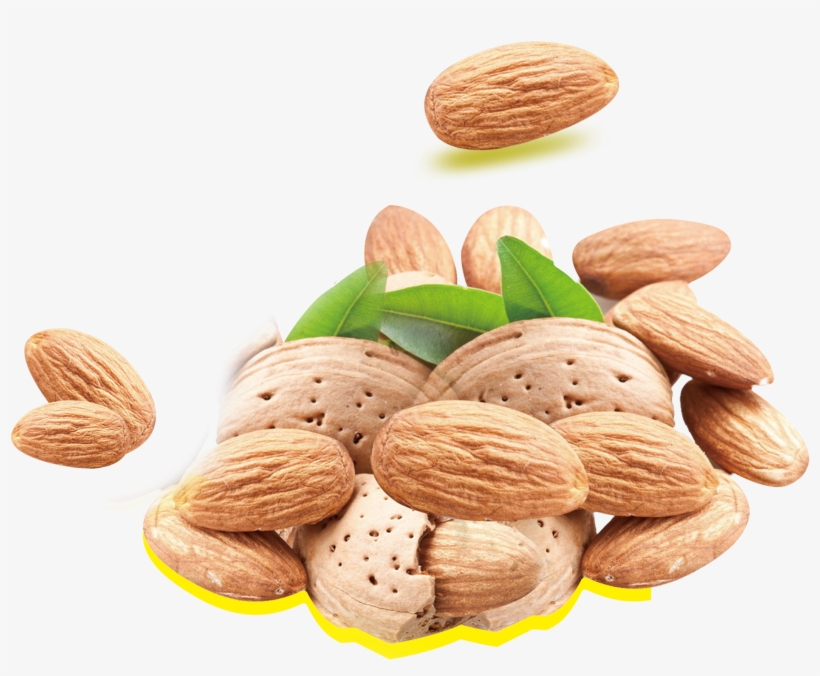 Almond Milk Nutrient Nutrition Fat Nuts - Dried Fruit, transparent png download