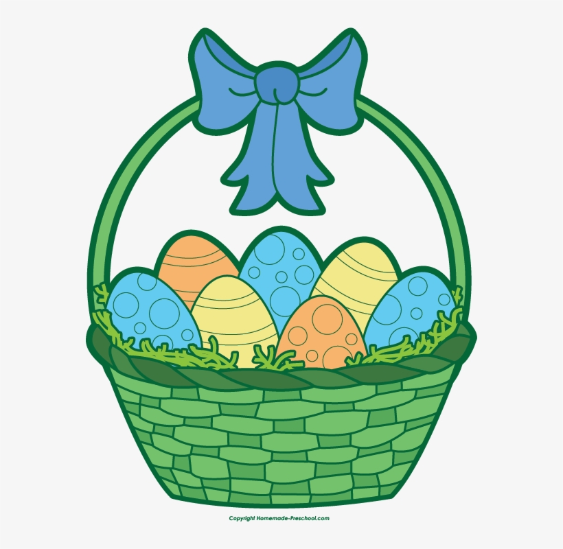 Fun And Free Clipart - Easter Basket Clip Art, transparent png download