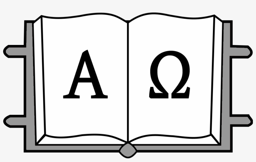 Alpha And Omega Book - Alpha En Omega, transparent png download