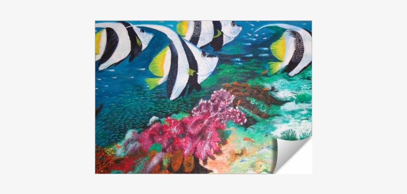 Fishes And Coral Reefs - Fishes And Coral Reefs By Neeraj Parswal Hi End Canvas, transparent png download