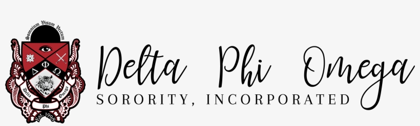 Glitter Sigma Alpha Omega Letters Png - Delta Phi Omega Logo, transparent png download