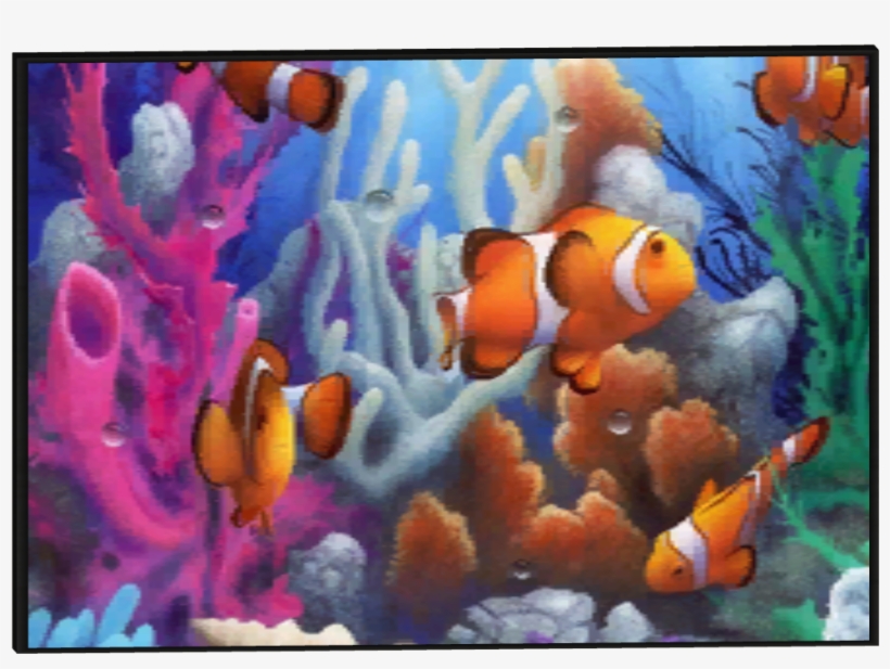 Large Zoo Mural 10 - Fish Painting, transparent png download