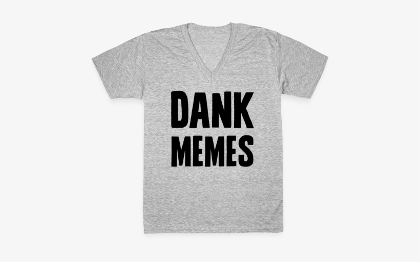 Dank Memes V-neck Tee Shirt - H Double Hockey Sticks, transparent png download