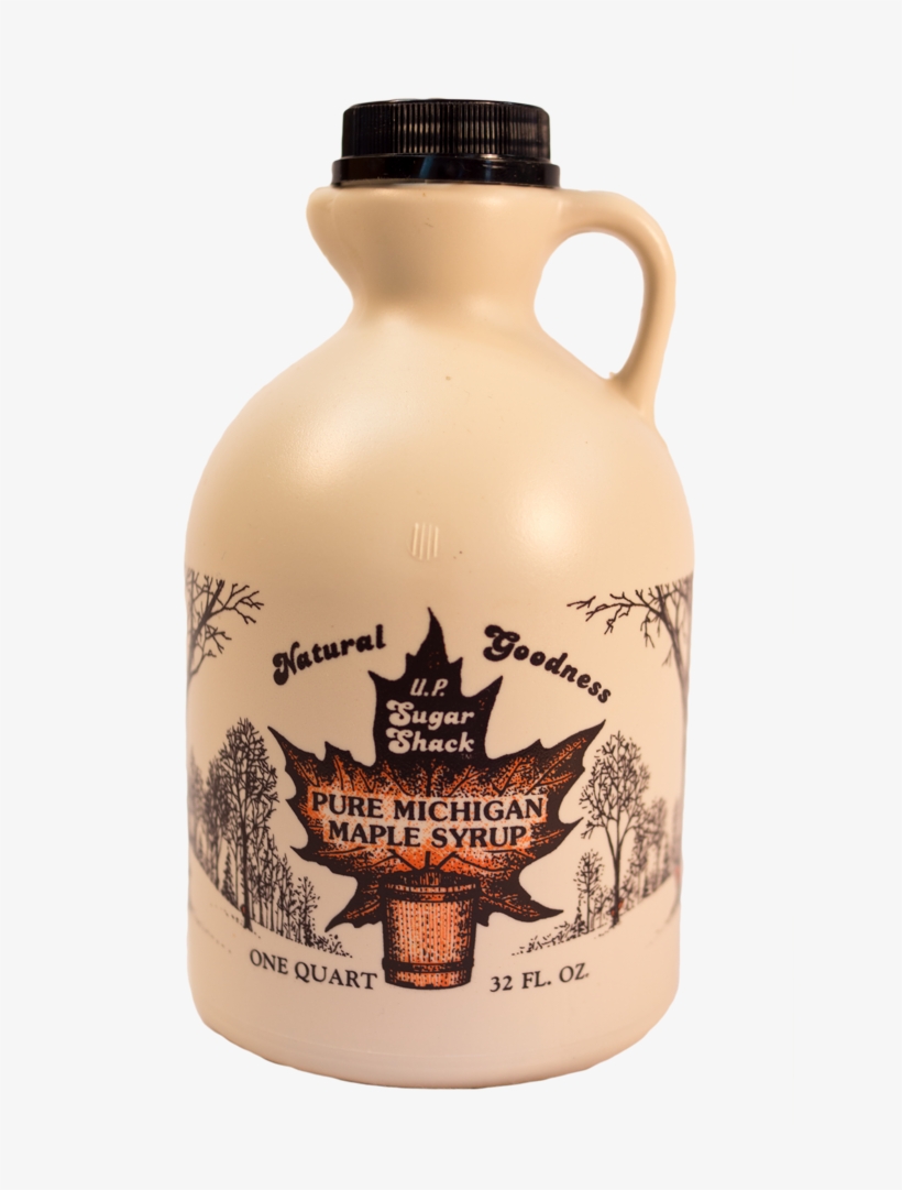 Quart Pure Maple Syrup - Glass Bottle, transparent png download