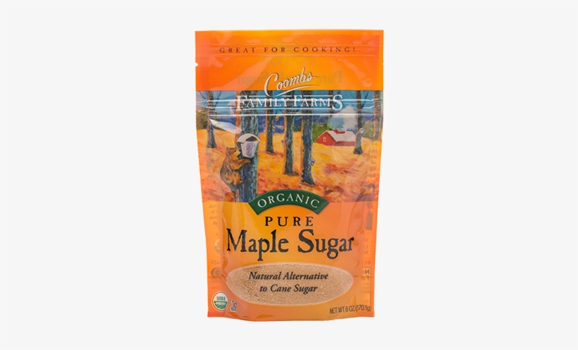 6oz Resealable Organic Maple Sugar Pouch - Coombs Family Farms Maple Sugar 100% Pure 170g, transparent png download