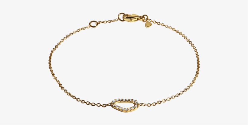 Gold Diamond Wave Bracelet - Bracelet, transparent png download