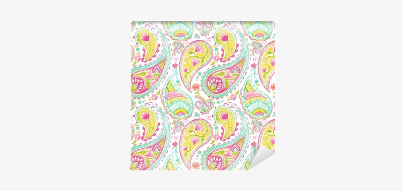 Watercolor Native Indian Pattern Wall Mural • Pixers® - Watercolor Painting, transparent png download