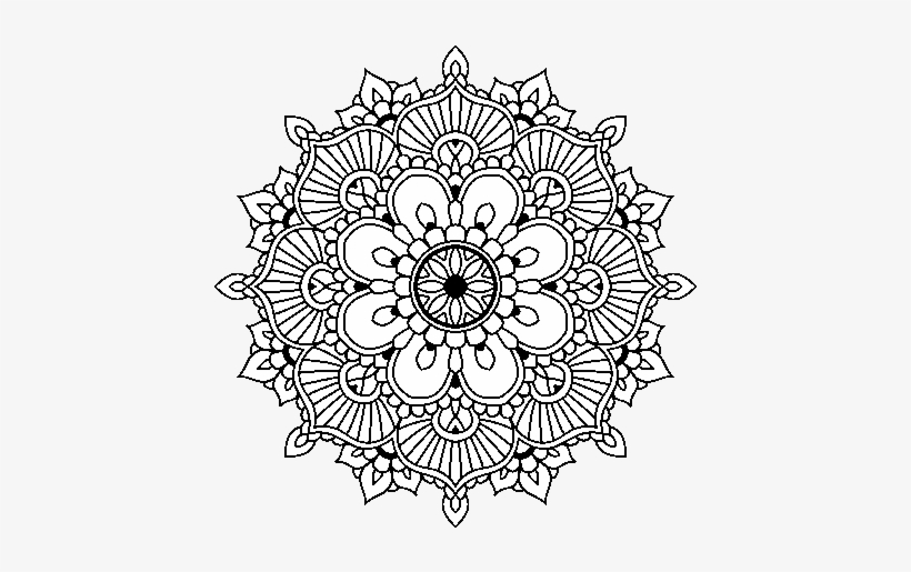 Royalty Free Download Png For Free Download On Mbtskoudsalg - Black Mandala, transparent png download