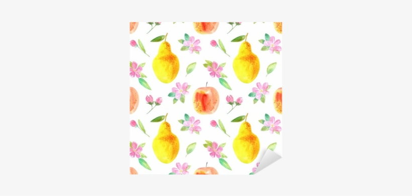 Vinilo Pixerstick Sin Patrón, Con La Manzana, La Pera - Apple, transparent png download